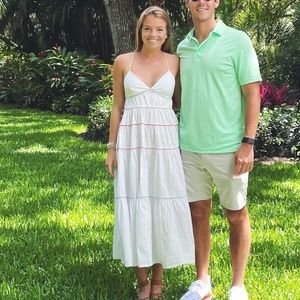 STAUD Cleo Dress White Multi